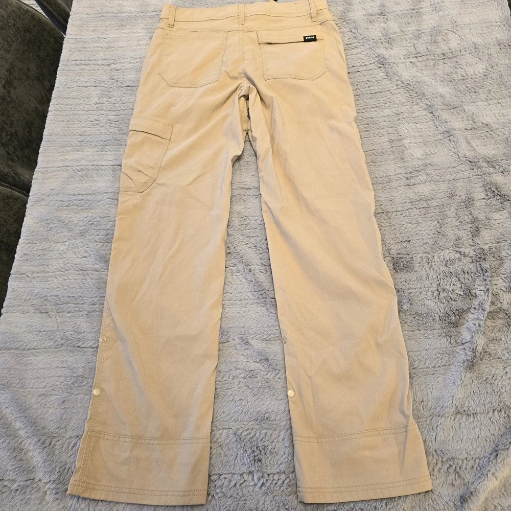 Prana Zion Relaxed Fit Cargo Pants Mens‎ 30x32 Tan Nylon Stretch Hiking Outdoor